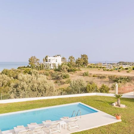 Villa Santa Maria With Private Pool And Sea View Afandu Zewnętrze zdjęcie