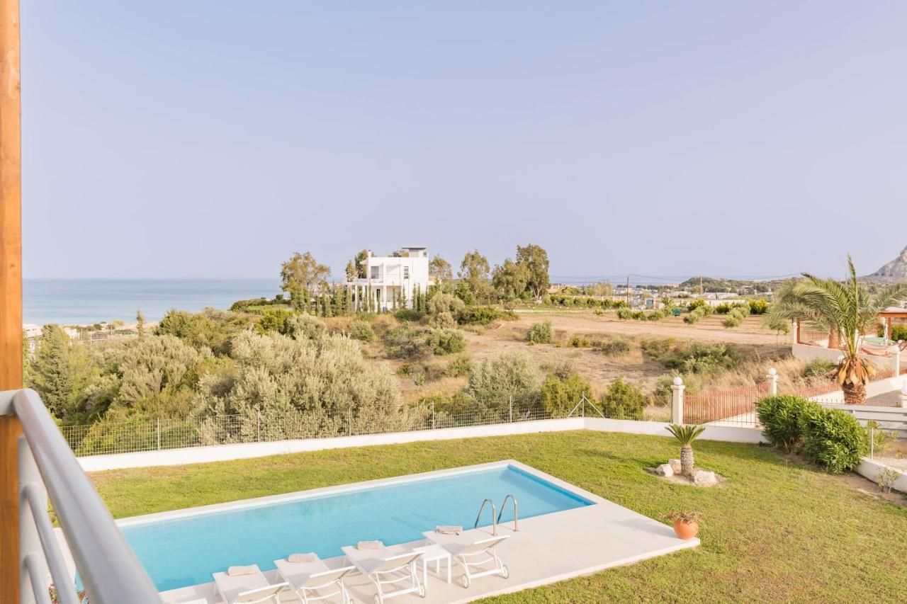 Villa Santa Maria With Private Pool And Sea View Afandu Zewnętrze zdjęcie