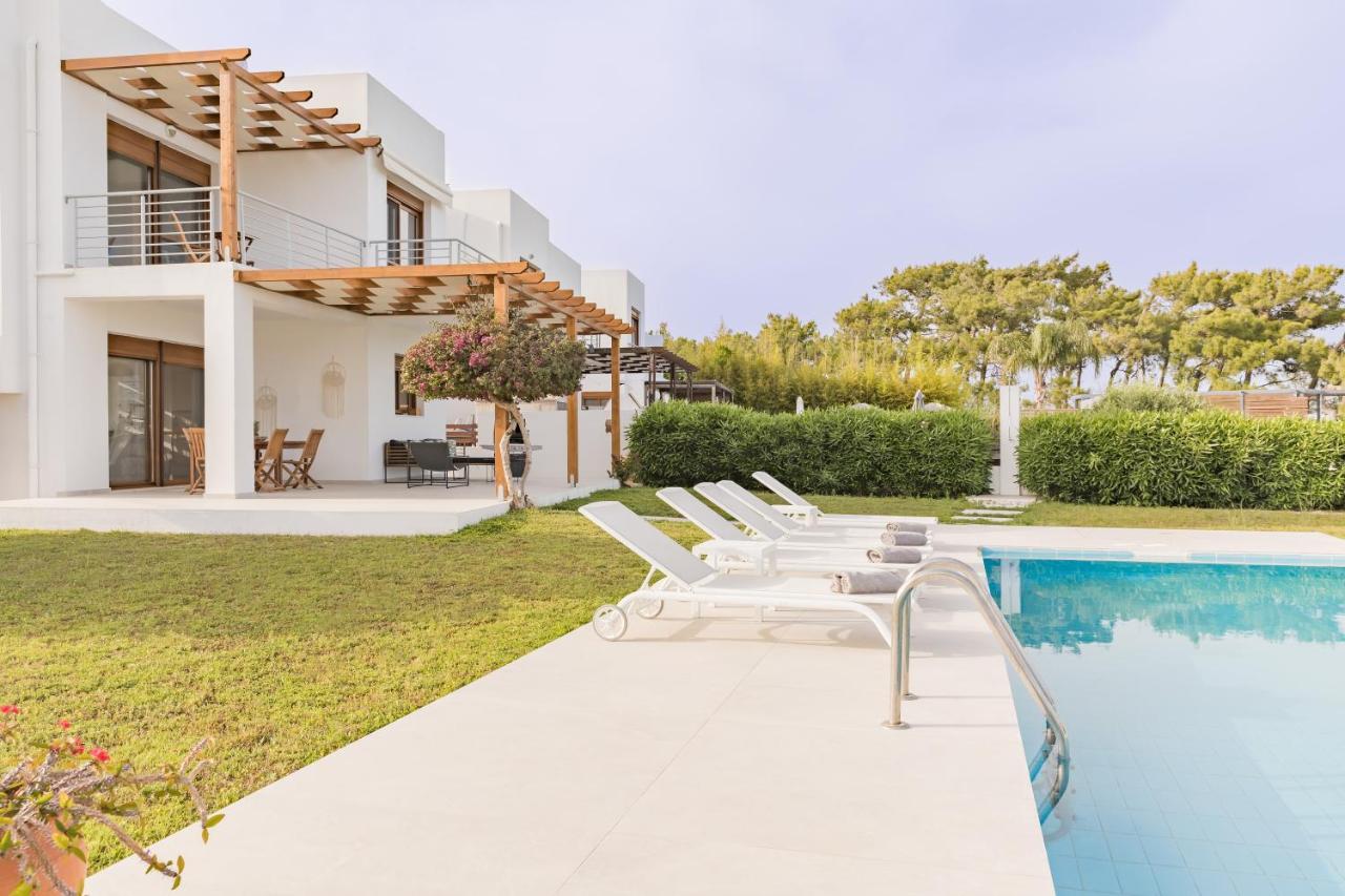 Villa Santa Maria With Private Pool And Sea View Afandu Zewnętrze zdjęcie